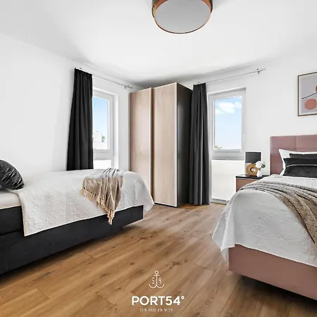 Apartment Strandwohnung Mit Meerblick Ueber Felder, Fusslaeufig Zum Strand, 3 Schlafzimmer, Infrarotsauna Olpenitz