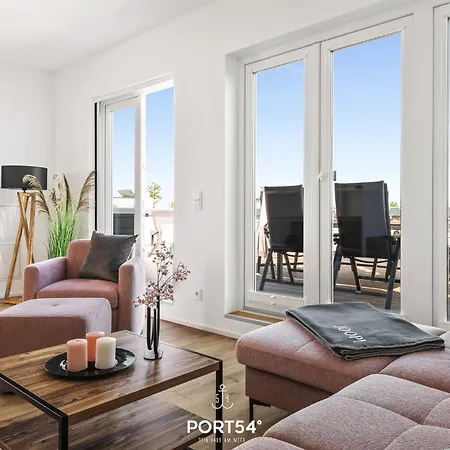 Strandwohnung Mit Meerblick Ueber Felder, Fusslaeufig Zum Strand, 3 Schlafzimmer, Infrarotsauna Olpenitz